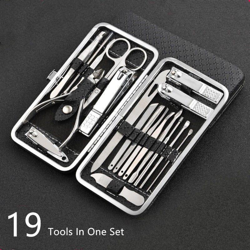 19-in-1 Stainless Steel Manicure Set