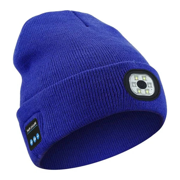 3-in-1 Bluetooth Beanie with LED Light