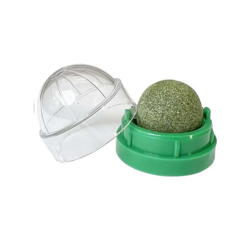 4 Pcs Rotating Catnip Ball Toy
