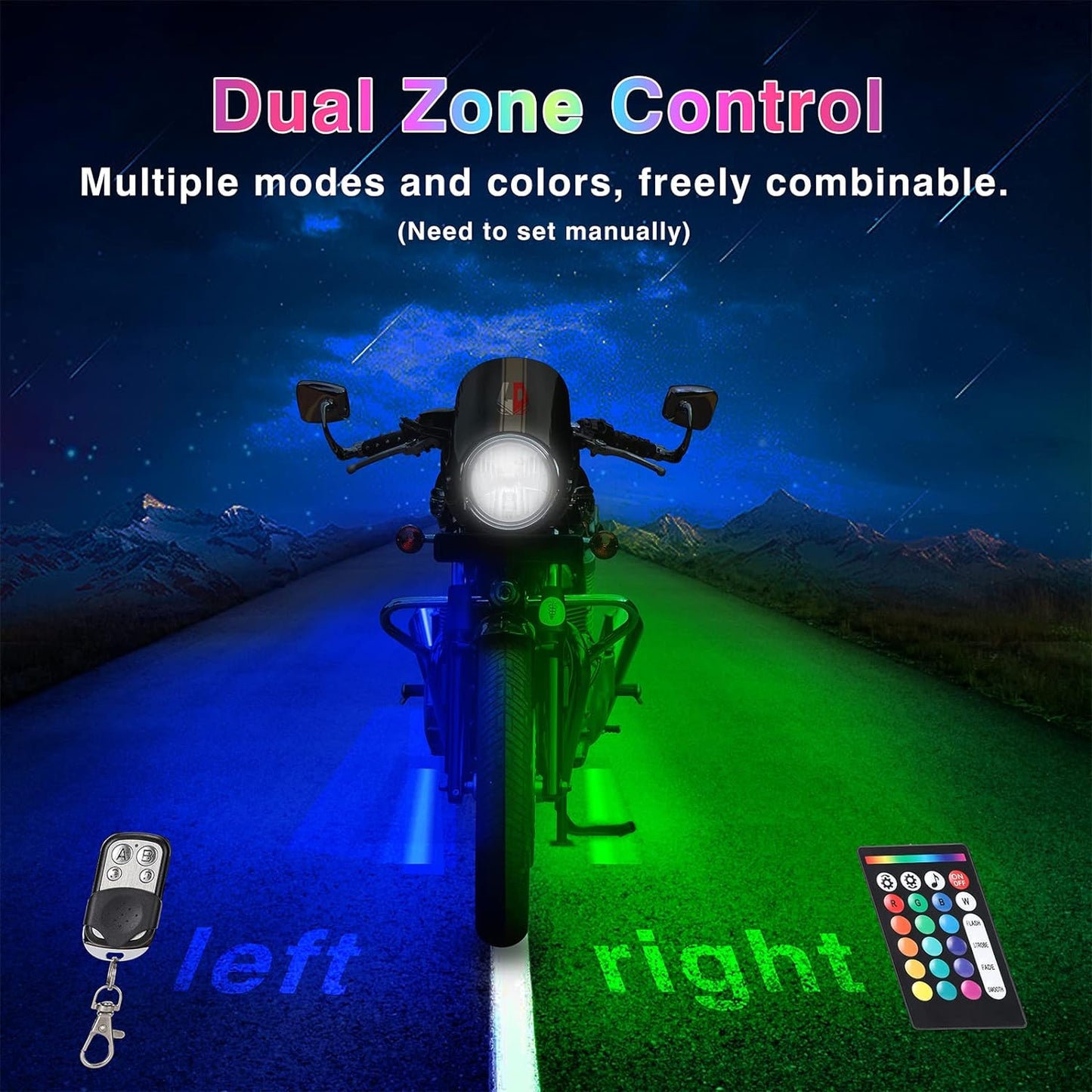 Motorcycle LED Light Kit, 12-Piece