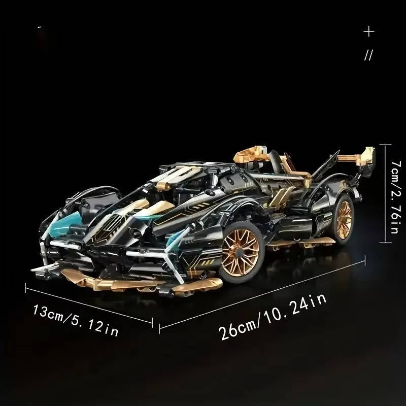 1690pc V12 Model Car Building Block Set