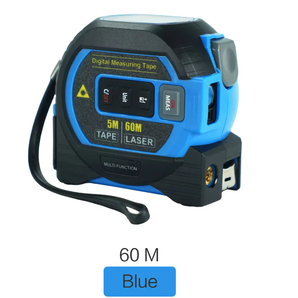 3-in-1 Laser Tape Measure, 60M Range