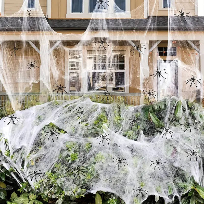 200 Sqft Halloween Spider Web Decor