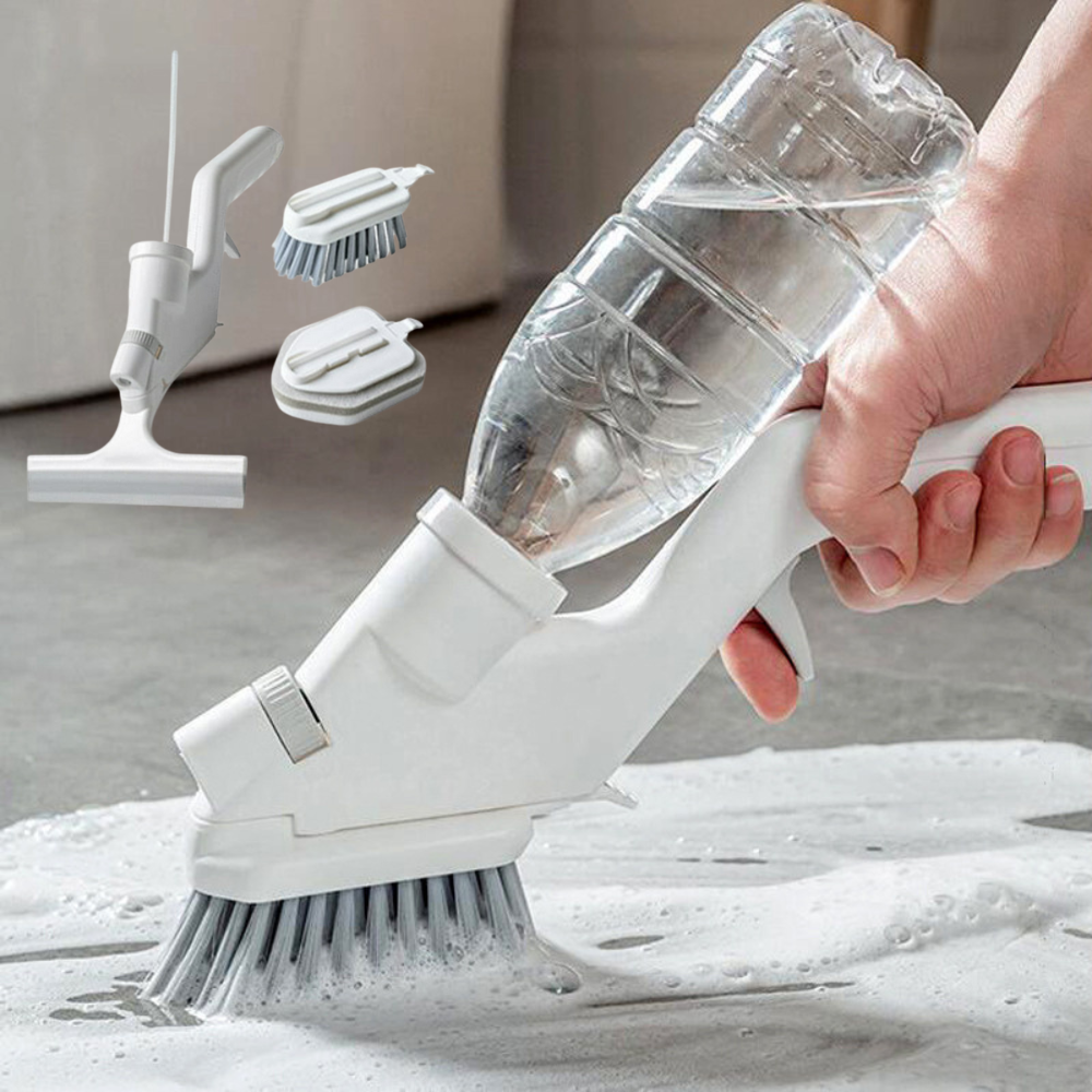4-in-1 Bathroom Floor & Wall Scrubber