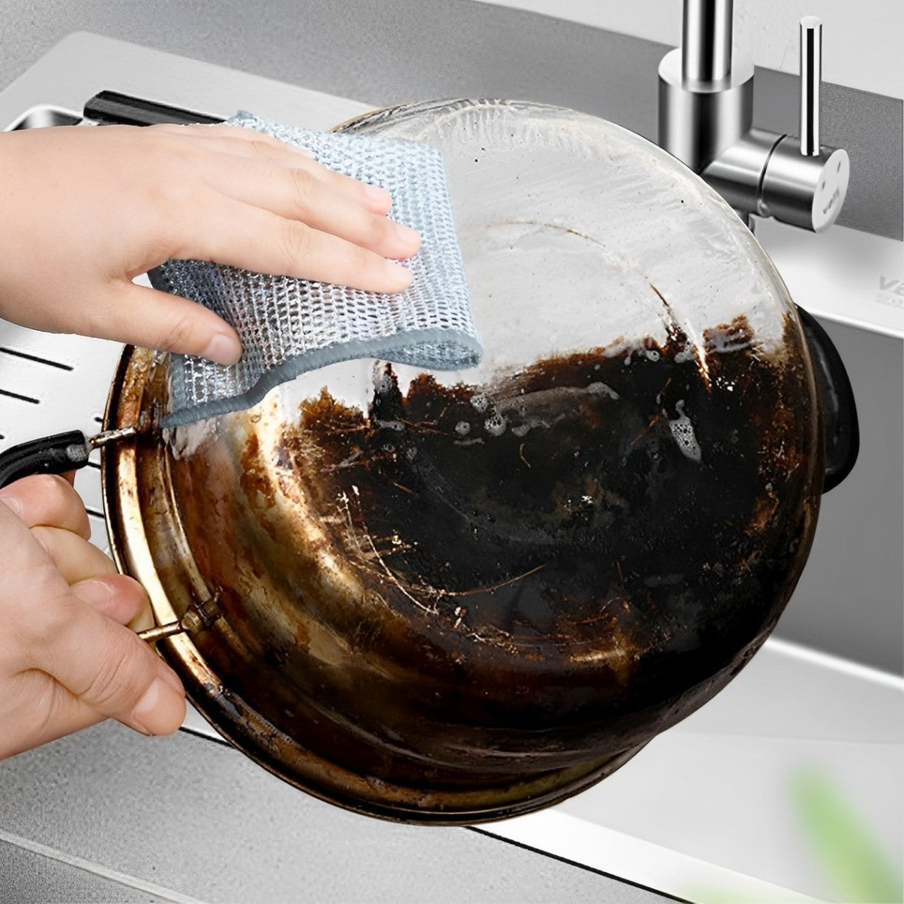 20 Pcs Steel Wire Cleaning Cloths