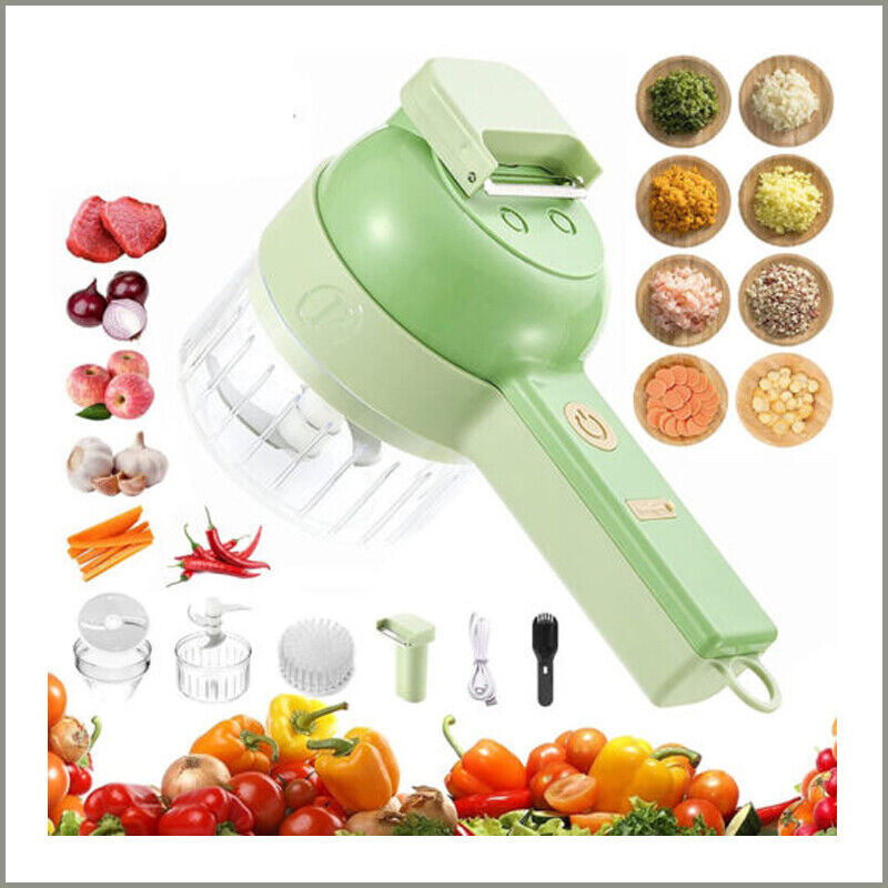 4-in-1 Electric Food Cutter, Wireless