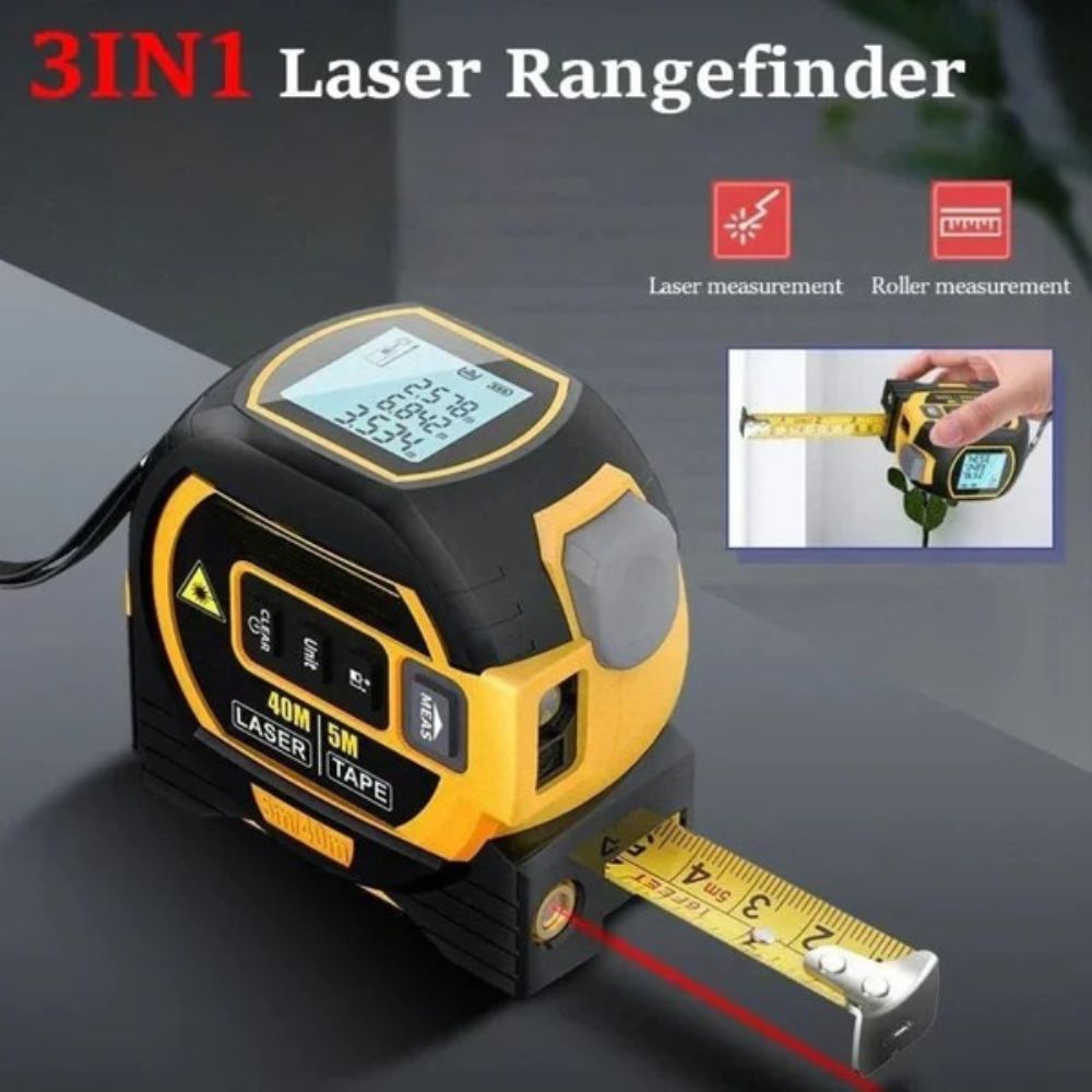 3-in-1 Infrared Laser Tape Rangefinder