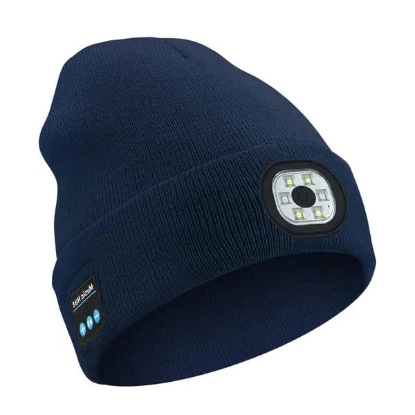 3-in-1 Bluetooth Beanie with LED Light