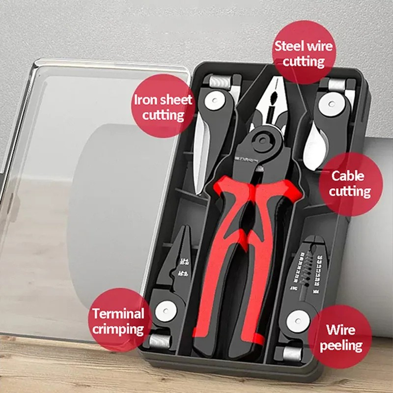 5-in-1 Electric Crimping Pliers Set