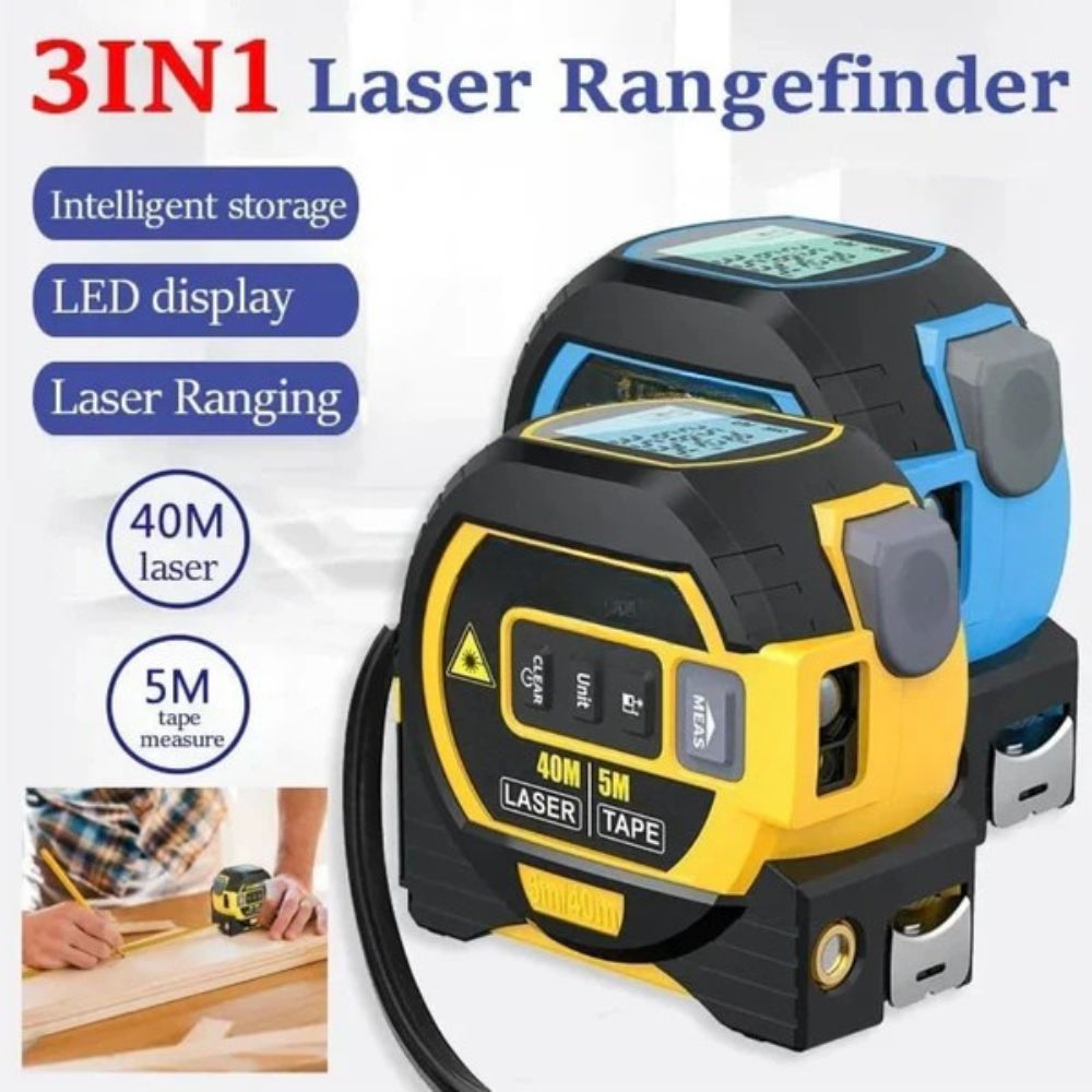 3-in-1 Infrared Laser Tape Rangefinder