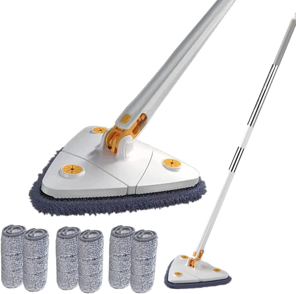 360° Triangular Spin Mop Cleaner