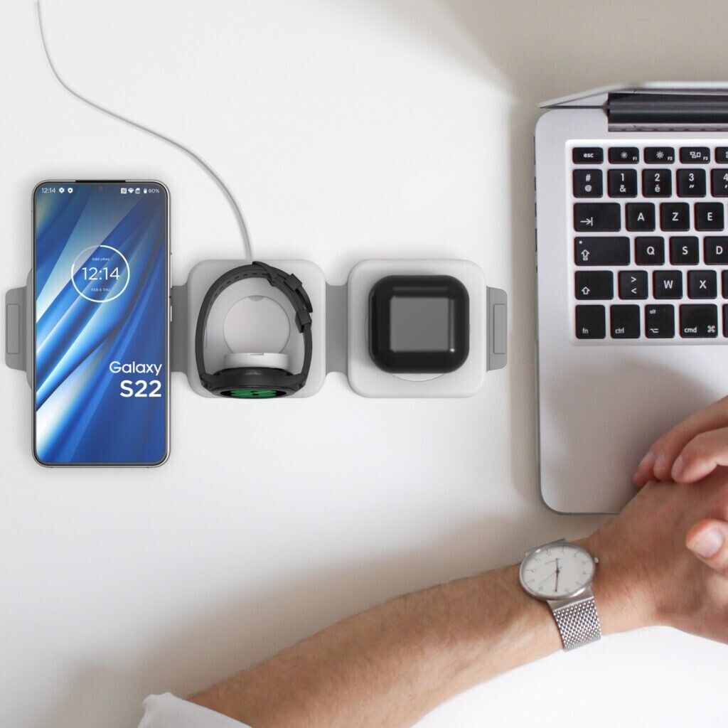 3-in-1 Wireless Travel Charger