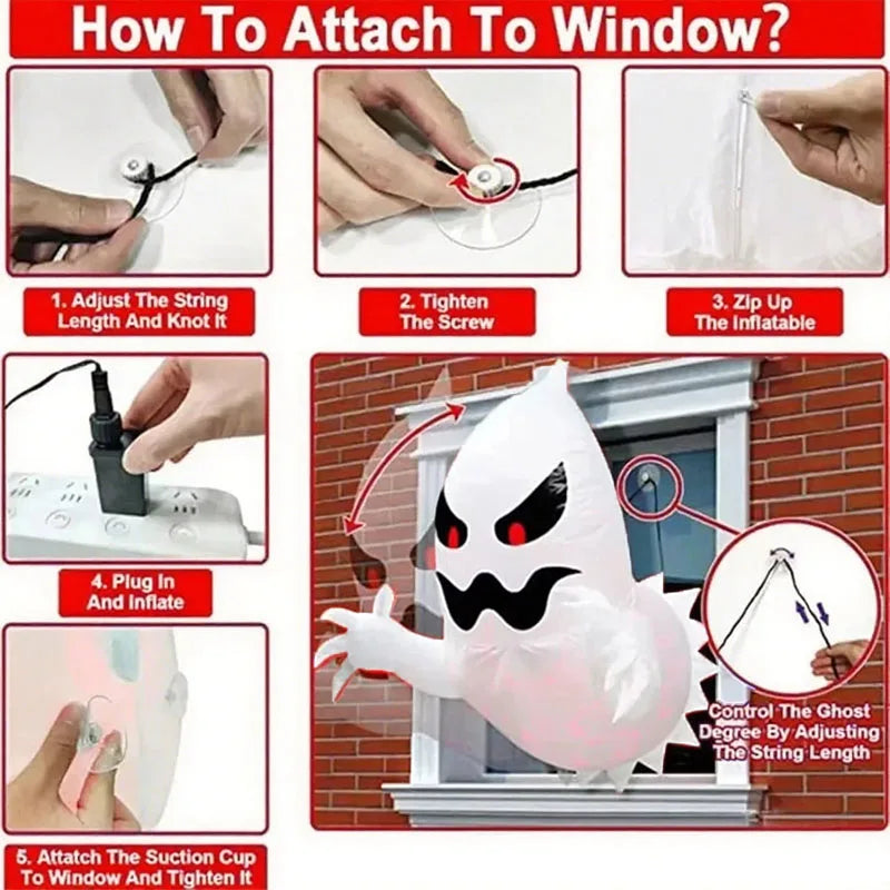 4.5ft Inflatable Halloween Ghost