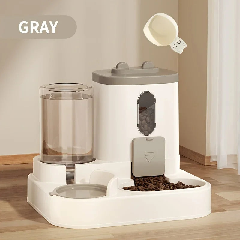 2-in-1 Gravity Pet Feeder & Water Dispenser