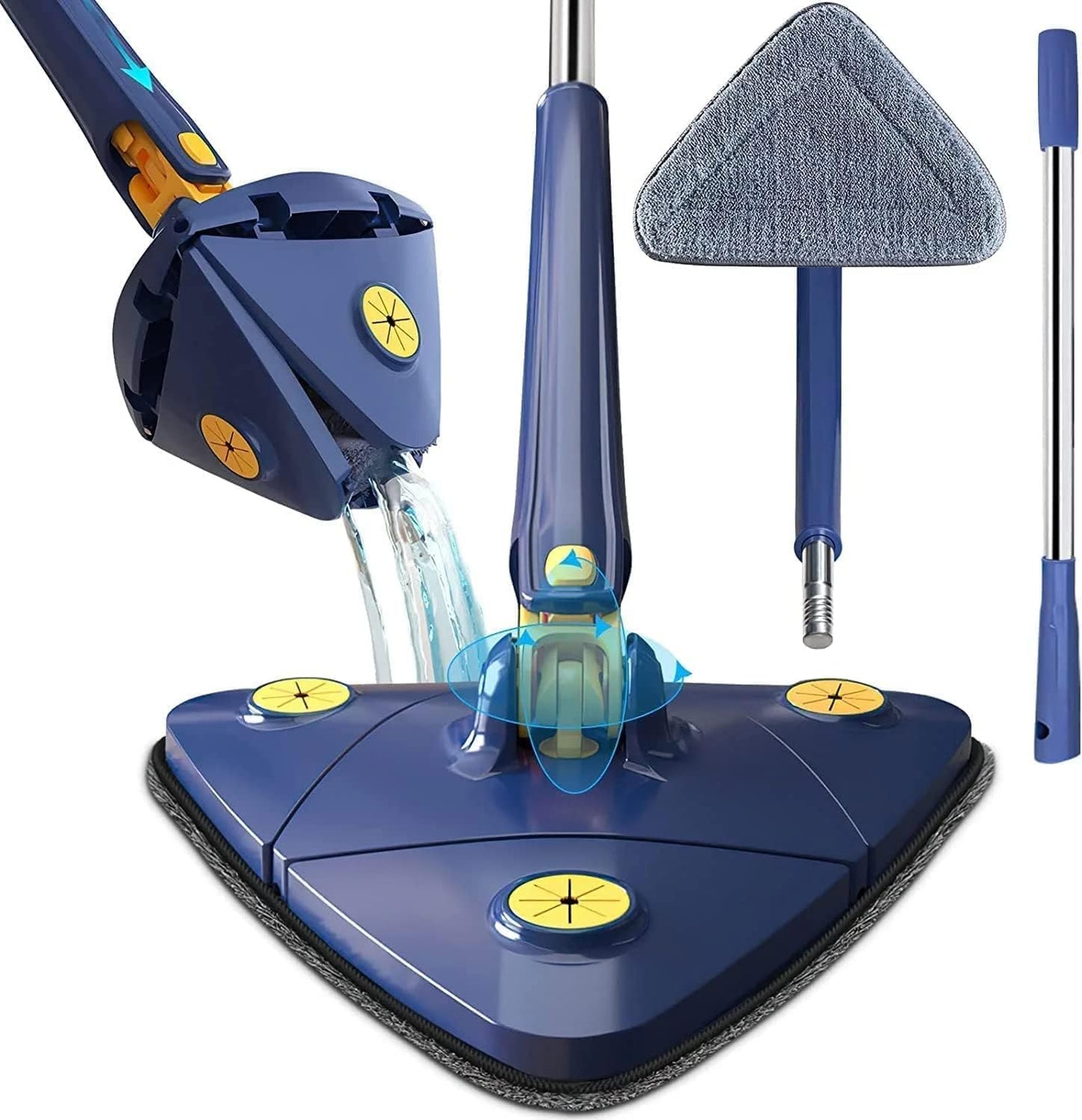 360° Triangular Spin Mop Cleaner