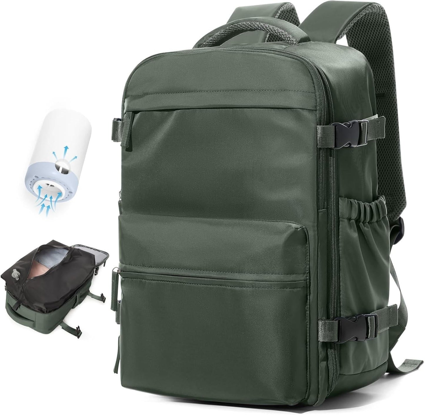 15.6in Vacuum Compression Travel Backpack