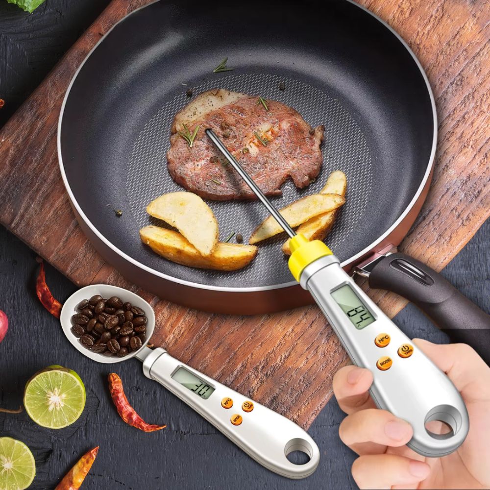 2-in-1 Digital Spoon Scale & Thermometer