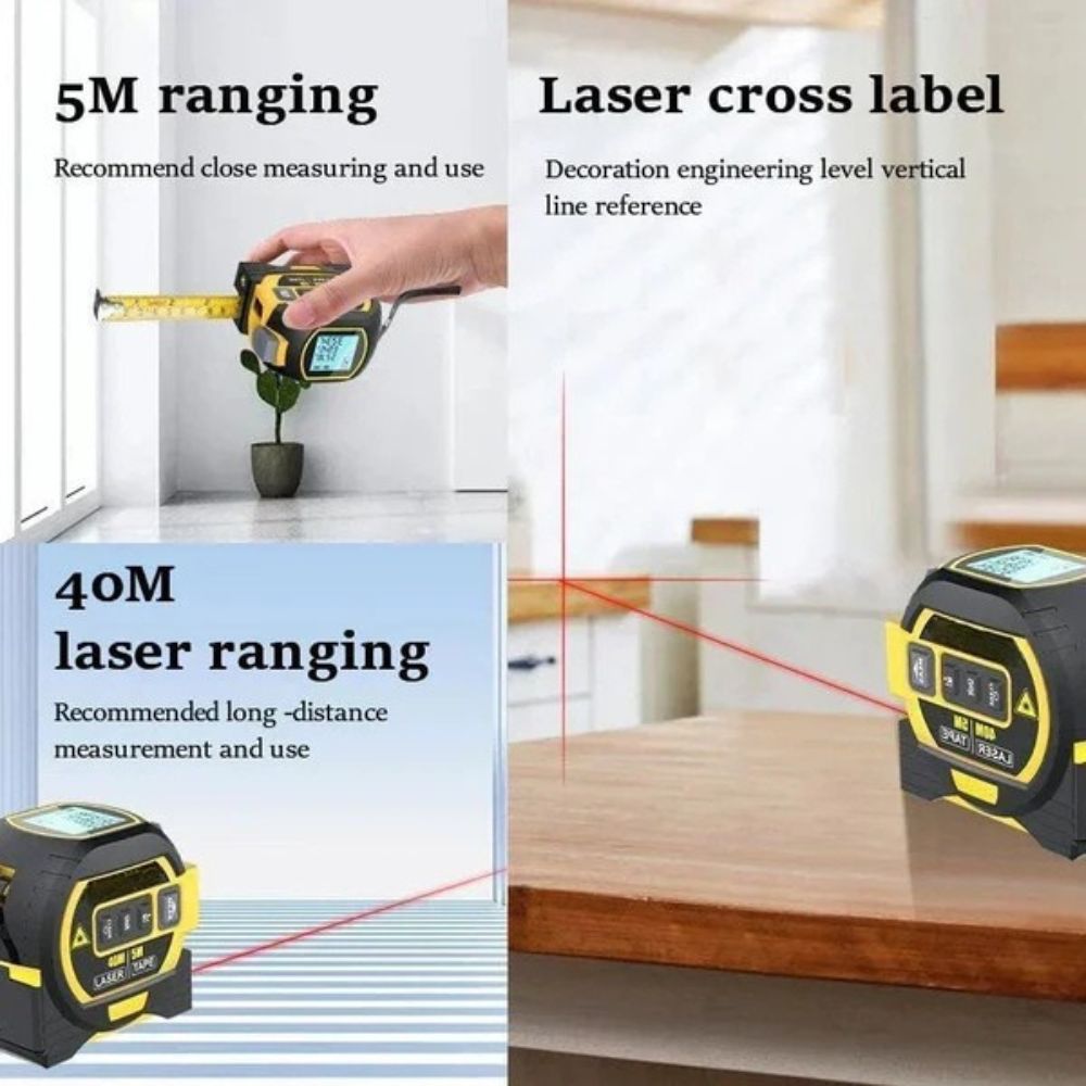 3-in-1 Infrared Laser Tape Rangefinder