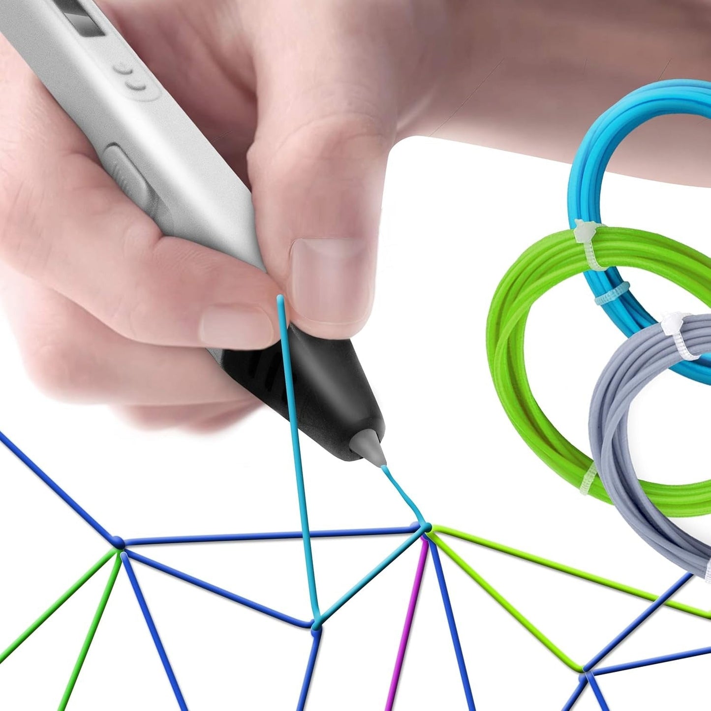 3D Printing Pen with Dual Material Extrusion