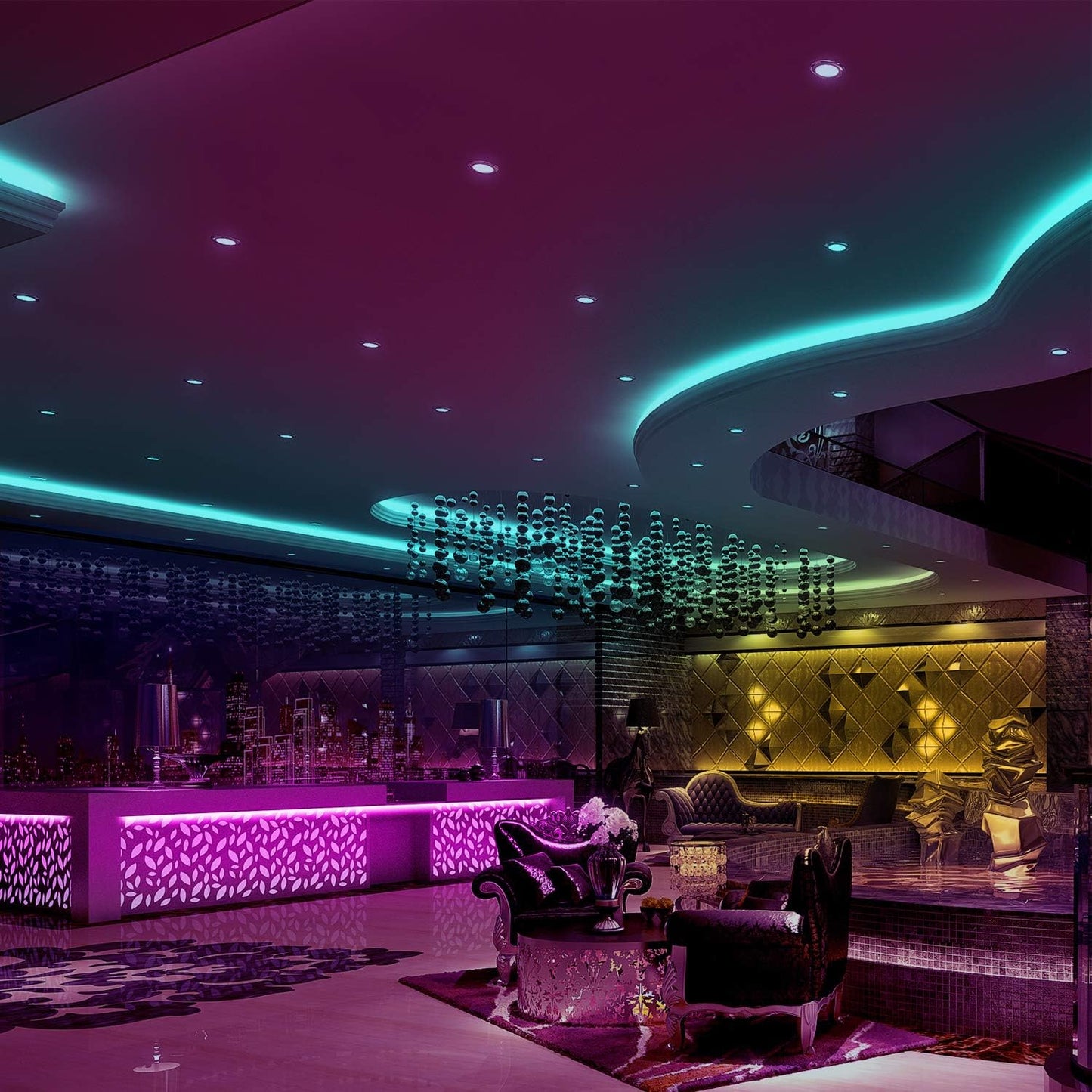 32ft LED Strip Light with Remote