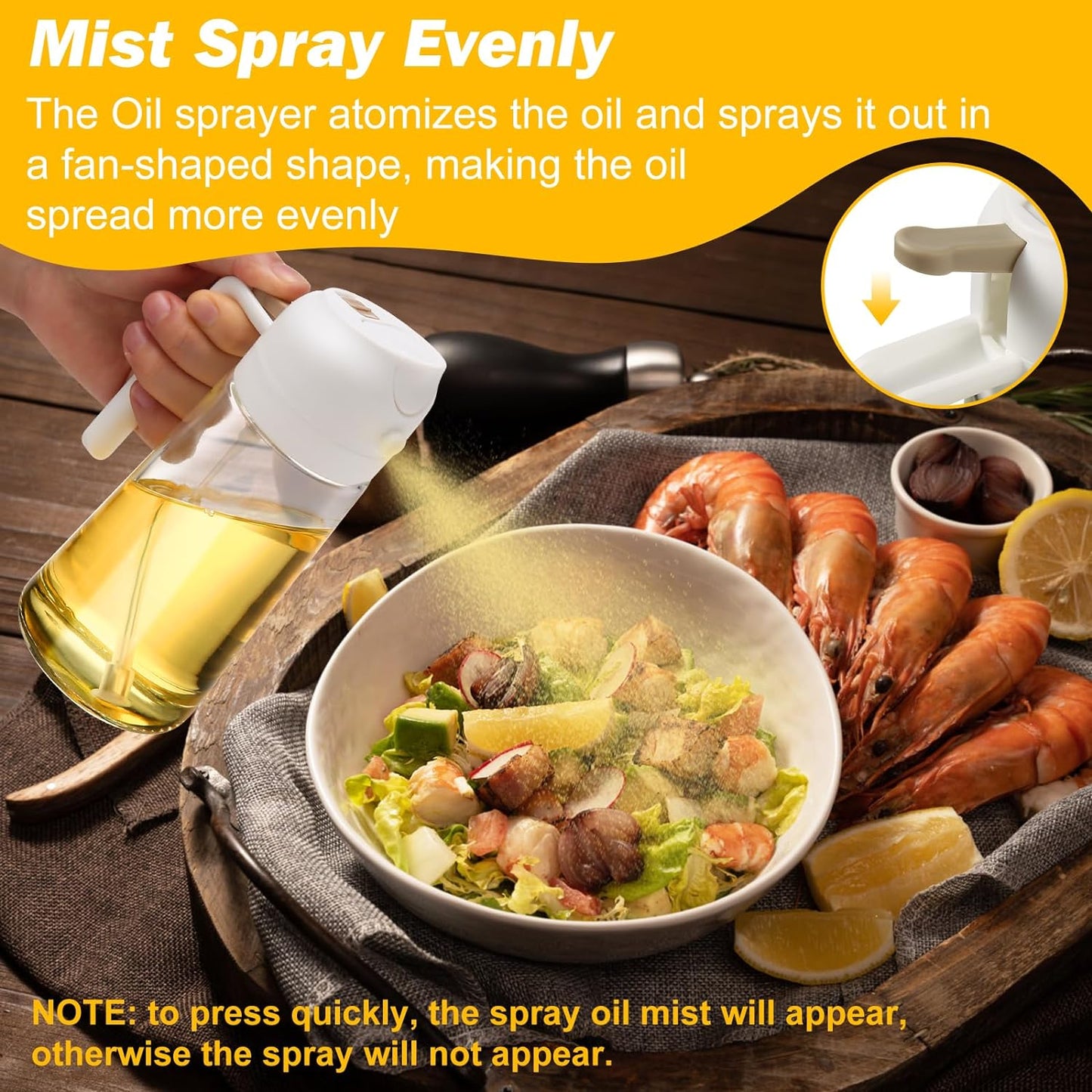 2-Pack Glass Oil Dispenser & Sprayer