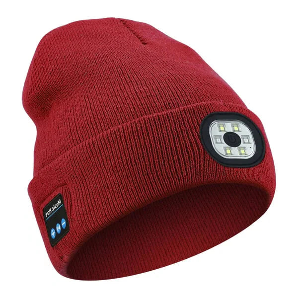 3-in-1 Bluetooth Beanie with LED Light