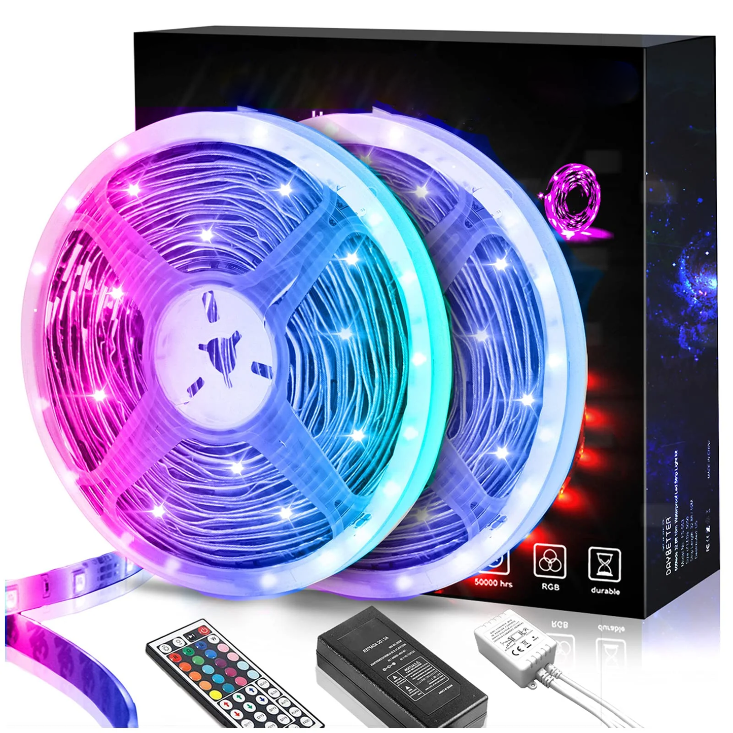 32ft LED Strip Light with Remote