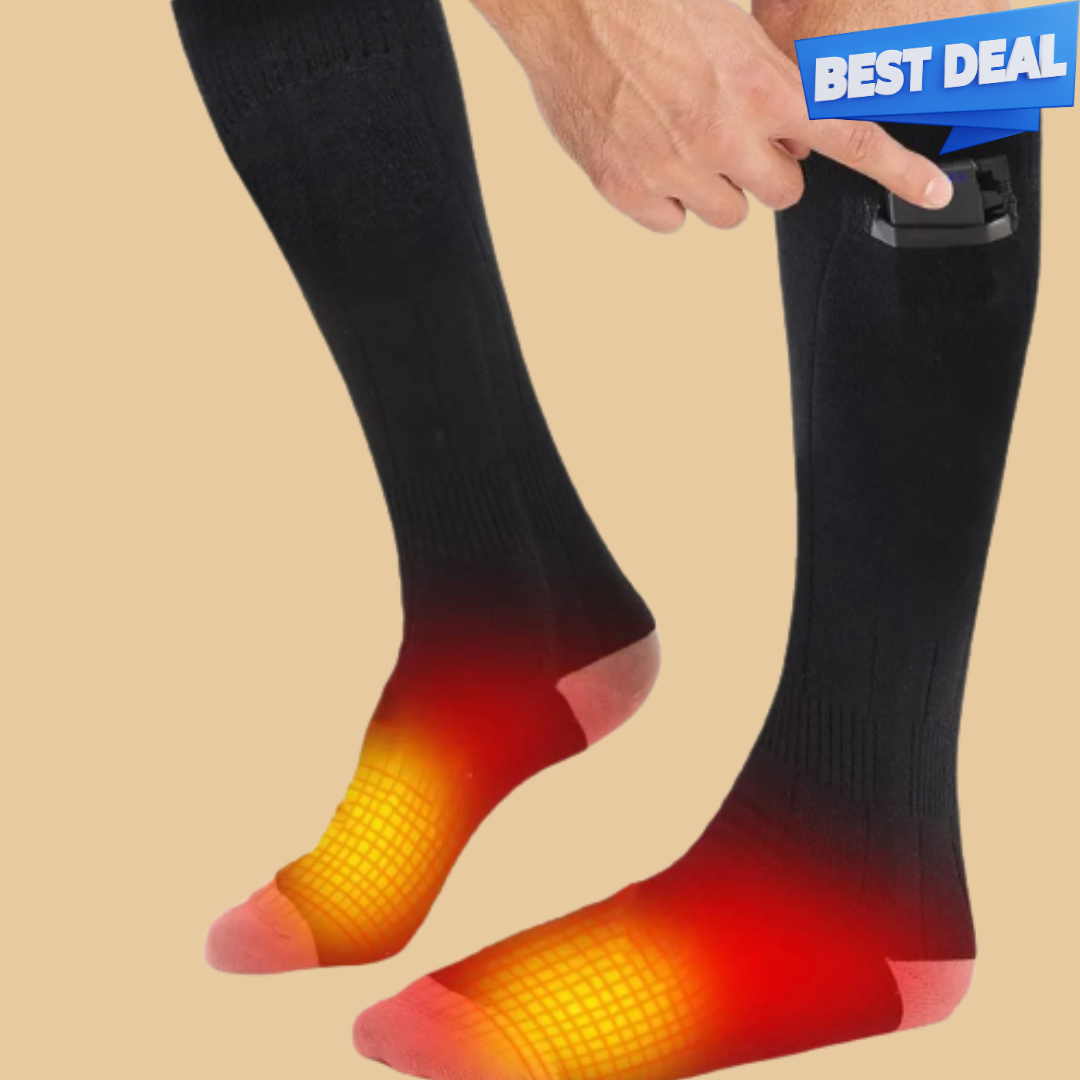 3 Pairs Unisex Rechargeable Heated Socks