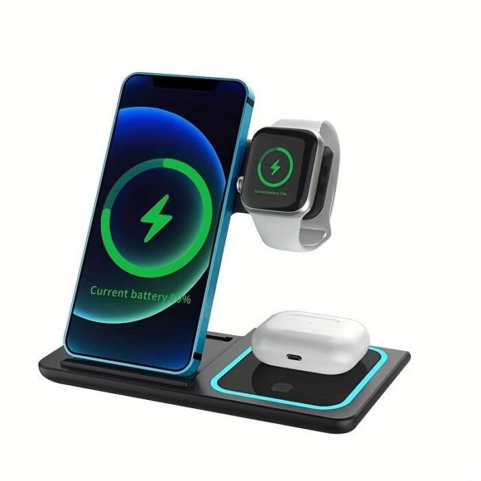 3-in-1 Foldable Wireless Charger for iPhone