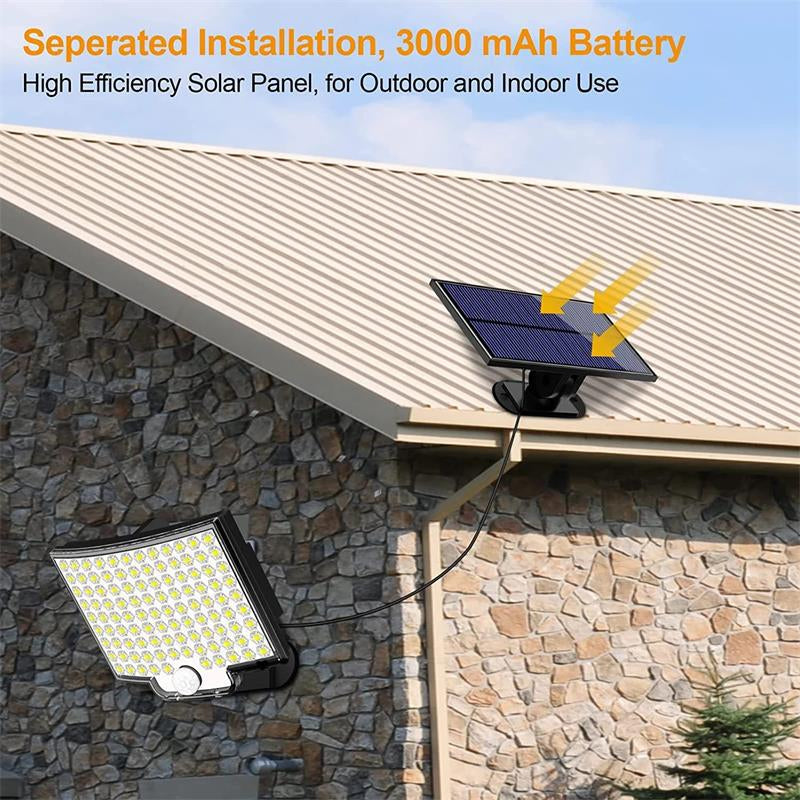 106-LED Solar Motion Sensor Light