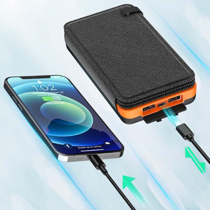 25000mAh Solar Power Bank, Fast Charge