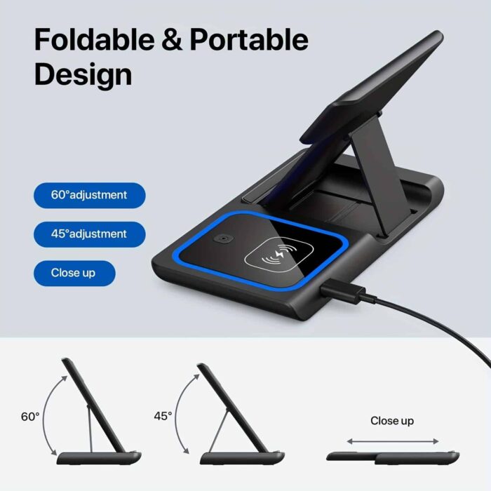 3-in-1 Foldable Wireless Charger for iPhone