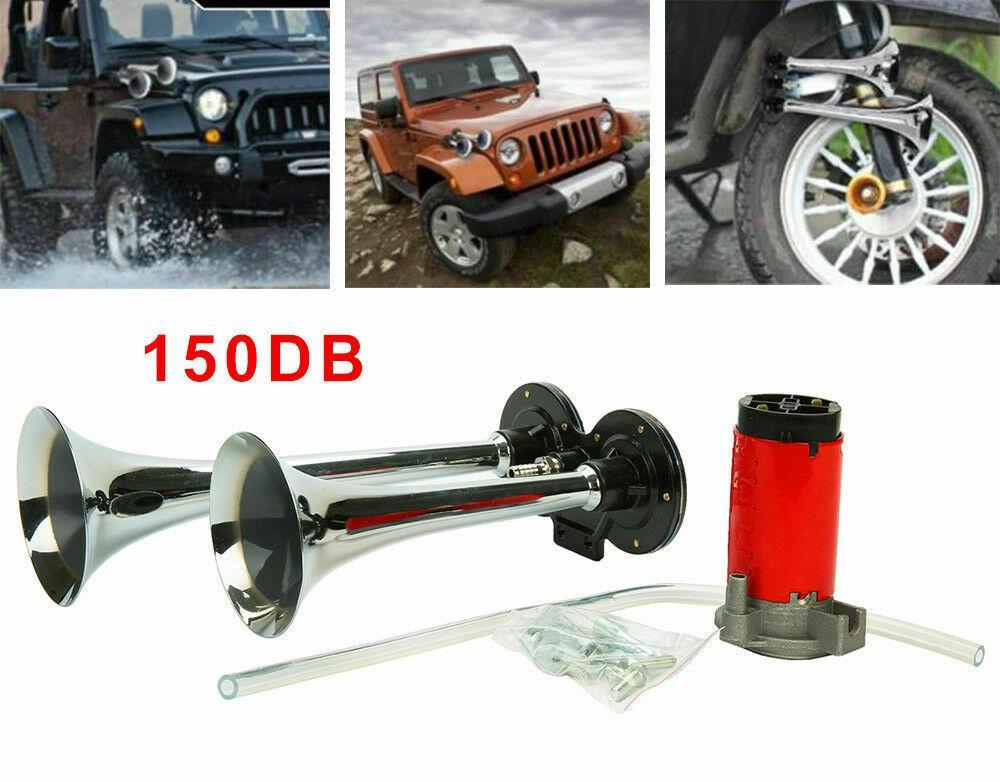 150dB Dual Trumpet Air Horn Kit