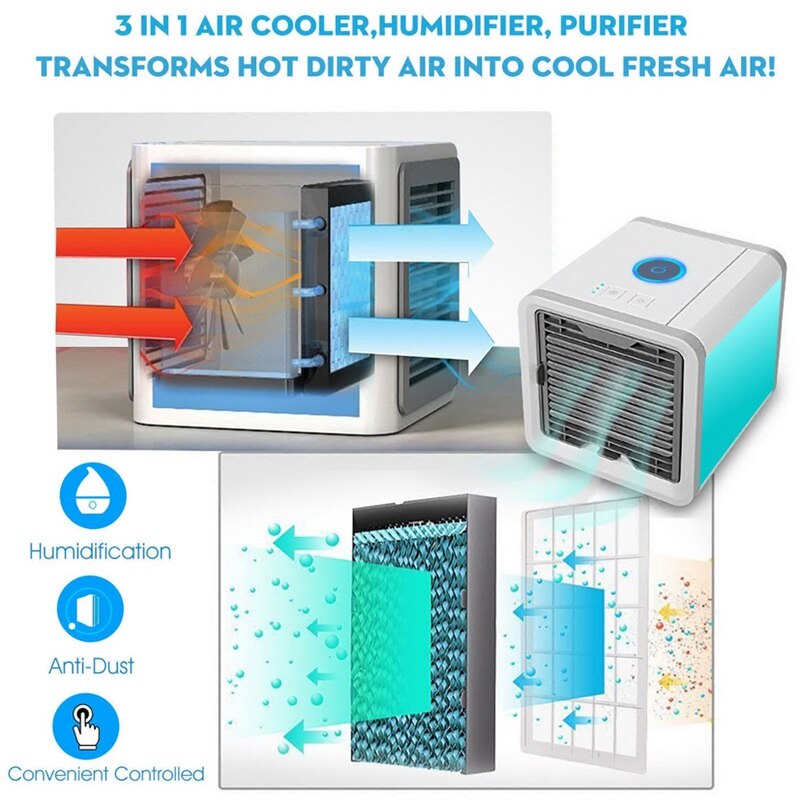 3-in-1 Mobile Air Conditioner & Humidifier