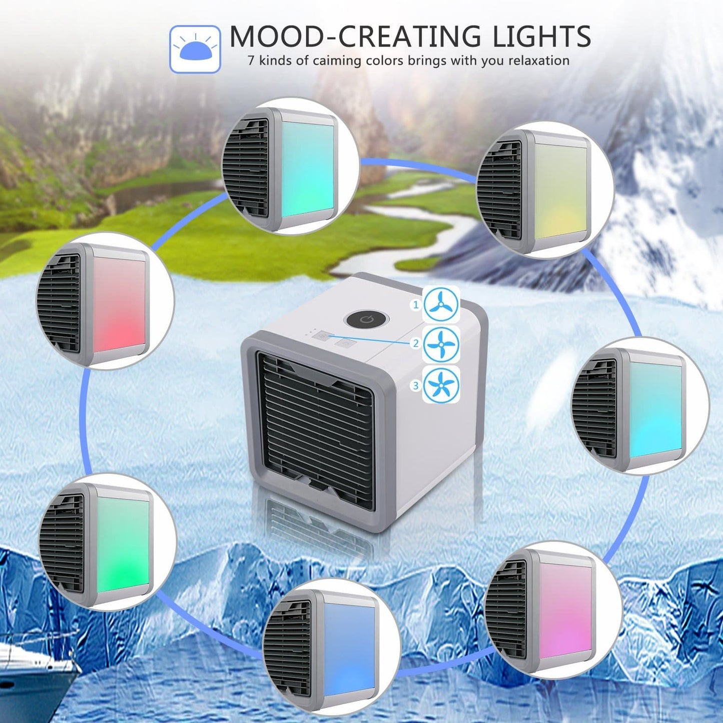 3-in-1 Mobile Air Conditioner & Humidifier