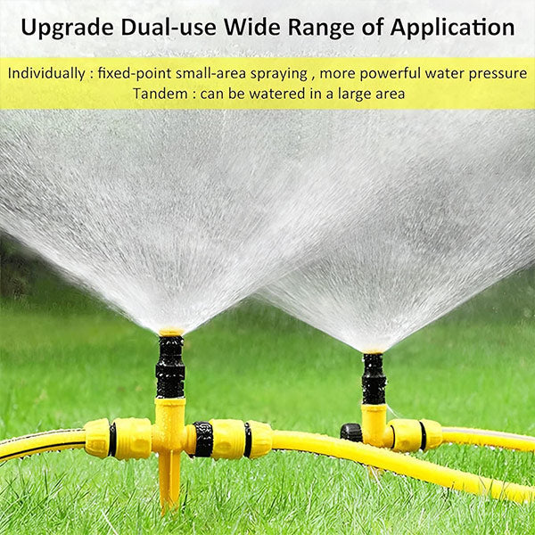 360° Garden Sprinkler, Adjustable Spray