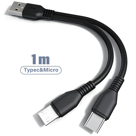 2-in-1 Multi-Port Charging Cable