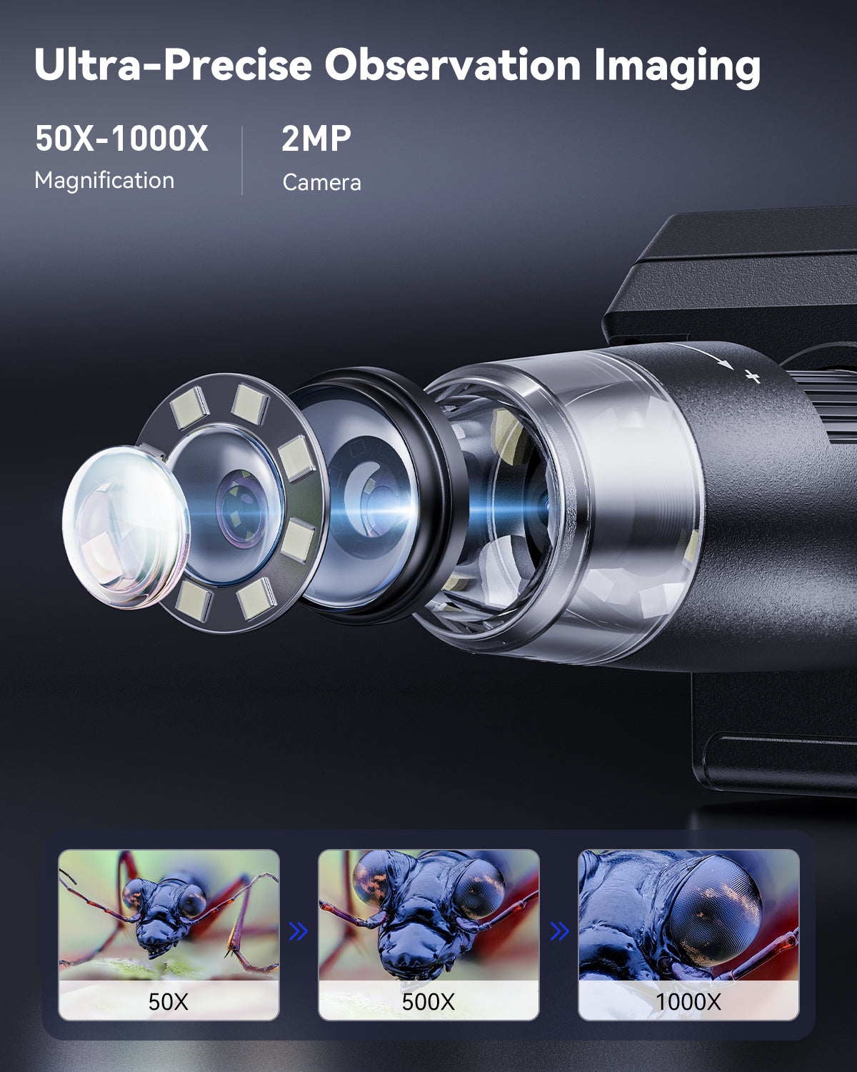 4.3 Inch Digital Soldering Microscope