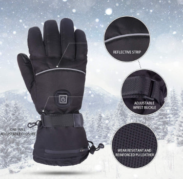 3 Pairs Heated Gloves, Rechargeable