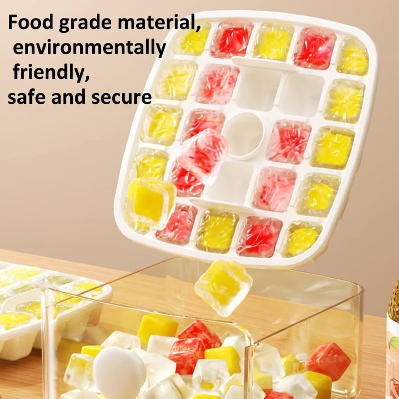 2-Stage Push-In Ice Cube Tray, 2-Pack