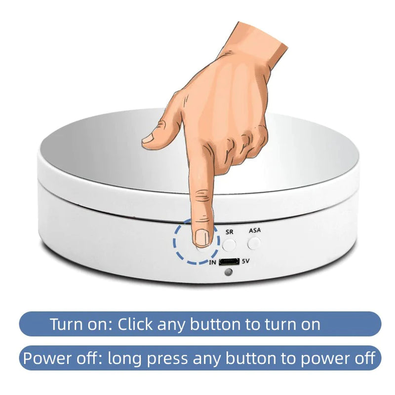 360° Electric Rotating Display Stand