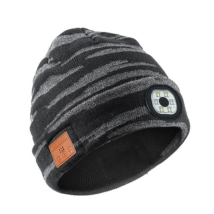 3-in-1 Bluetooth Beanie with LED Light