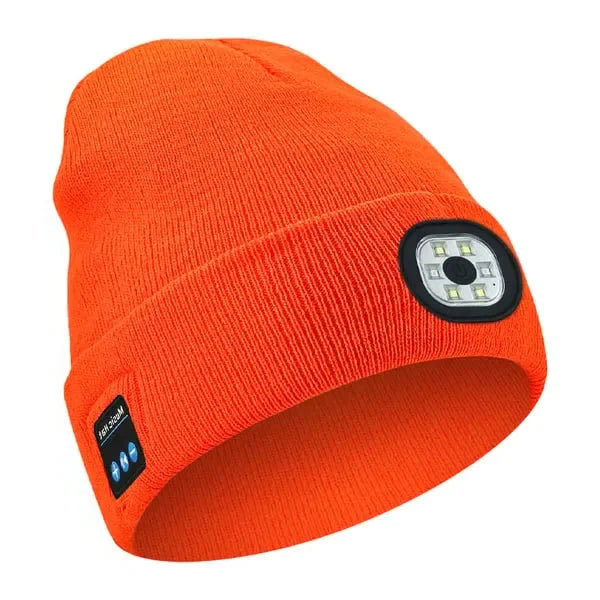 3-in-1 Bluetooth Beanie with LED Light