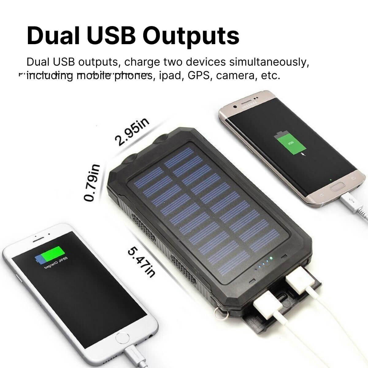 500000mAh Solar Waterproof Power Bank