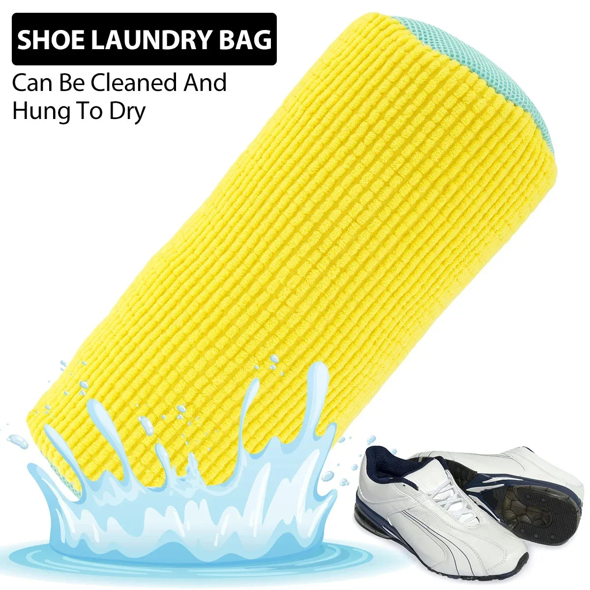 2-Pack Shoe Washing Bags for Laundry