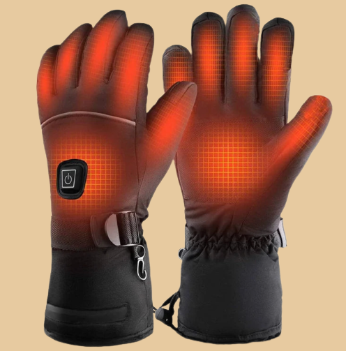 Unisex Rechargeable Heated Gloves, 2 Pairs