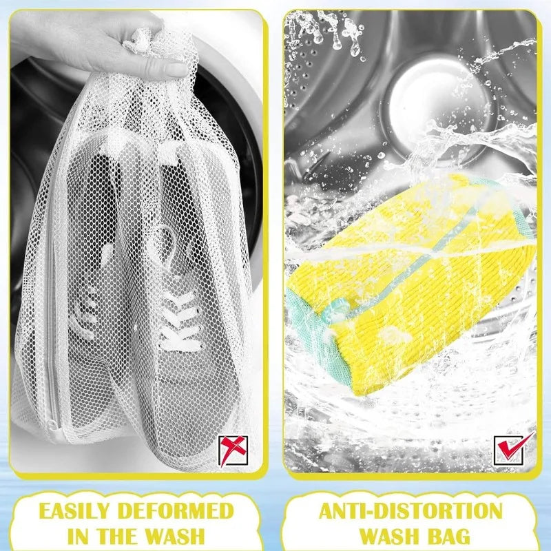 2-Pack Shoe Washing Bags for Laundry