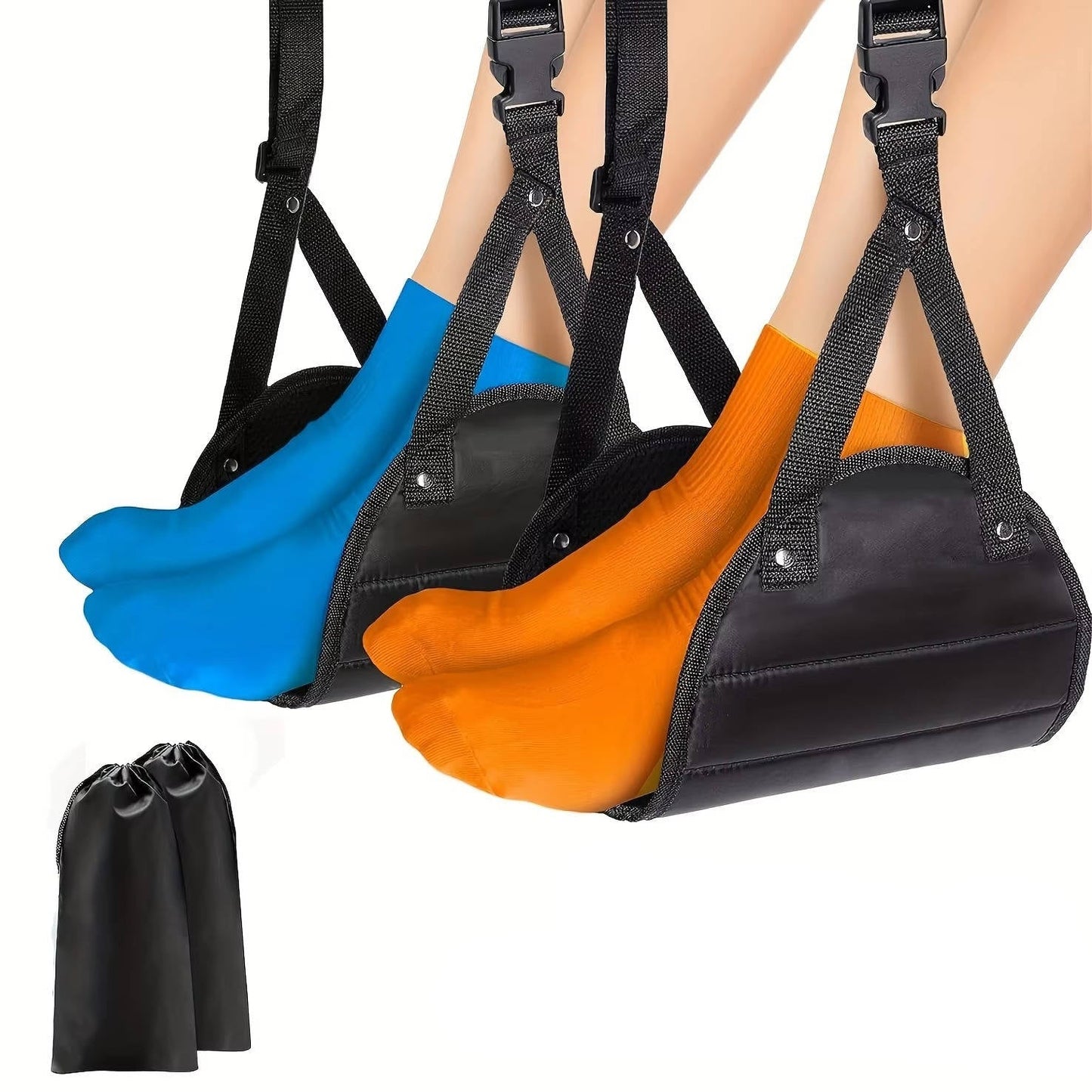 Travel Foot Hammock, 2-Set