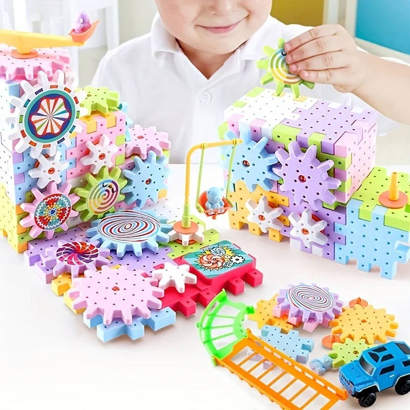263 Pcs Motorized Kids Building Blocks Kit