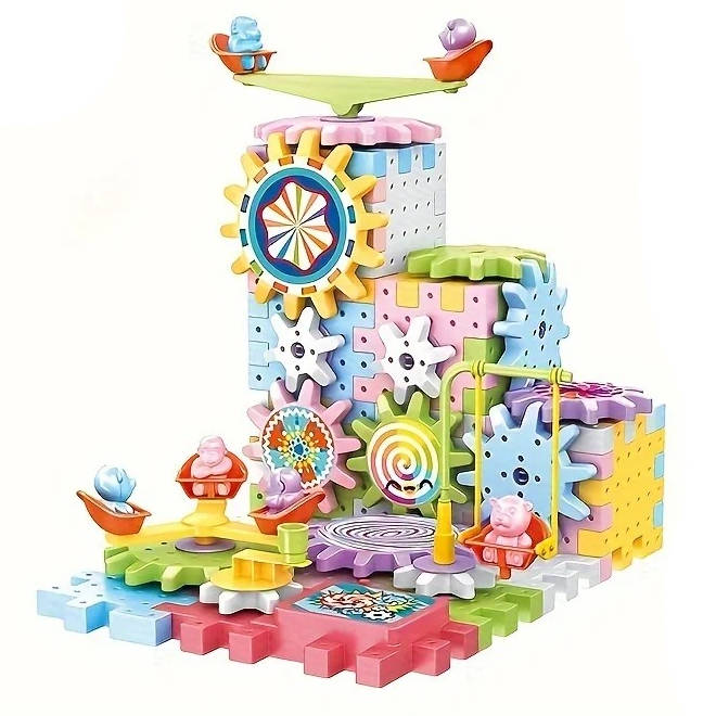 263 Pcs Motorized Kids Building Blocks Kit